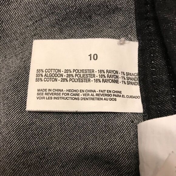 Bandolinoblu pull on W/ side zip black jeans size 10 - Picture 5 of 7